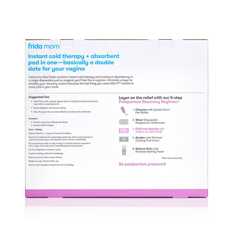 Frida Mom - Maxi Pads de Glace Instantanée 8pk