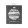 Red Rover - Cotton Muslin Changing Pad Cover - Grey Double Stripe - R Exclusive