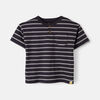 RISE Little Earthling Fashion Tee Grey Stripe