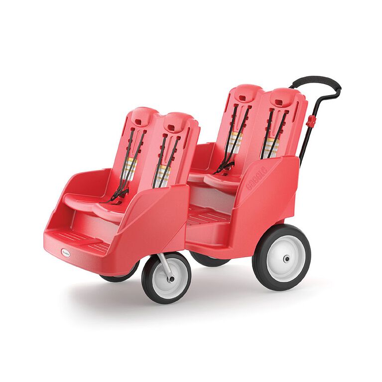 Foundations Gaggle 4 Multi-Passenger Buggy;Red