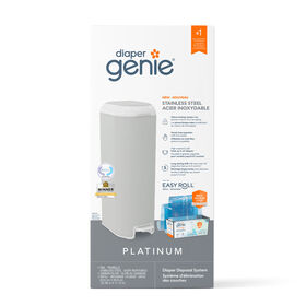 Diaper Genie - Platinum Pail - Stone Grey