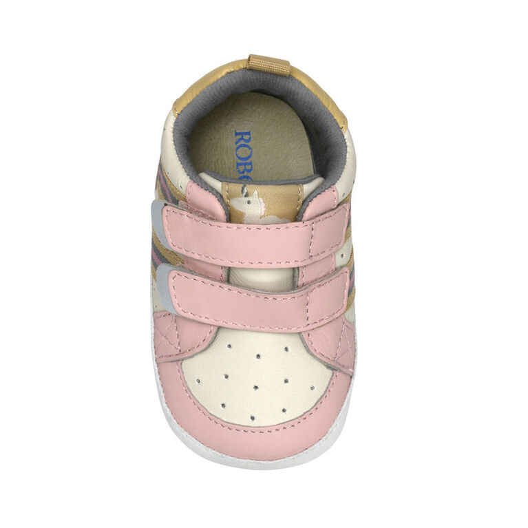 Robeez - First Kicks - Valerie - Blush - 12-18 months
