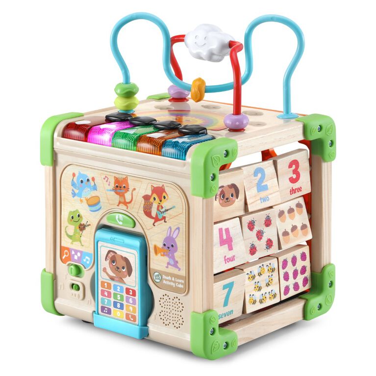 LeapFrog Touch et Learn Wooden Activity Cube - Exclusive de TRU- Édition anglaise