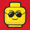 Lego Face Long Sleeve Tshirt Red