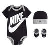 Ensemble Cadeau Nike Futura - Noir, Taille 0-6 mois