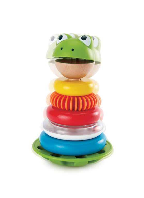 Hape Mr.Frog Stacking Rings - Édition anglaise