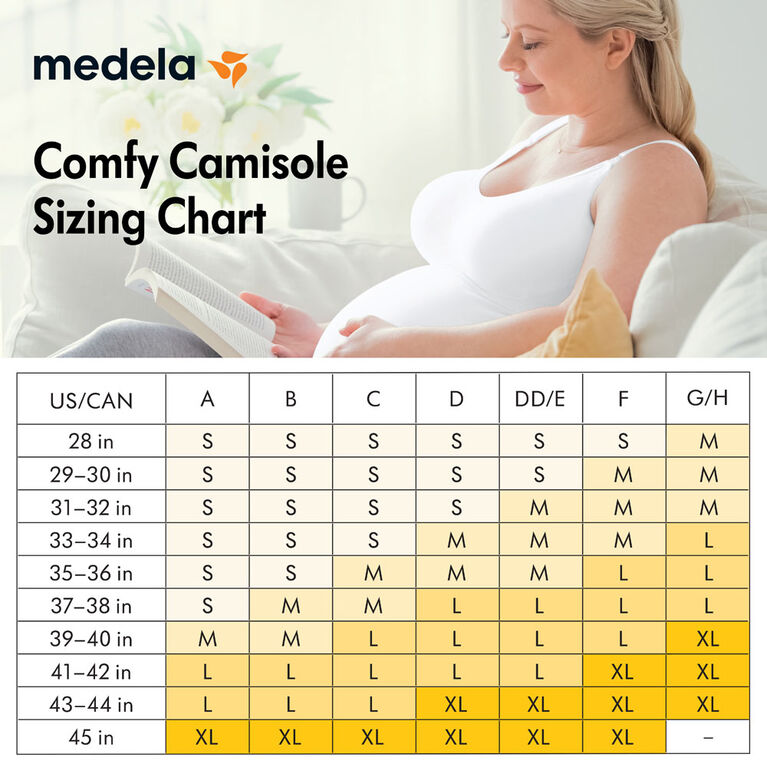 Camisole confortable de maternité et d'allaitement Medela, moyen blanc