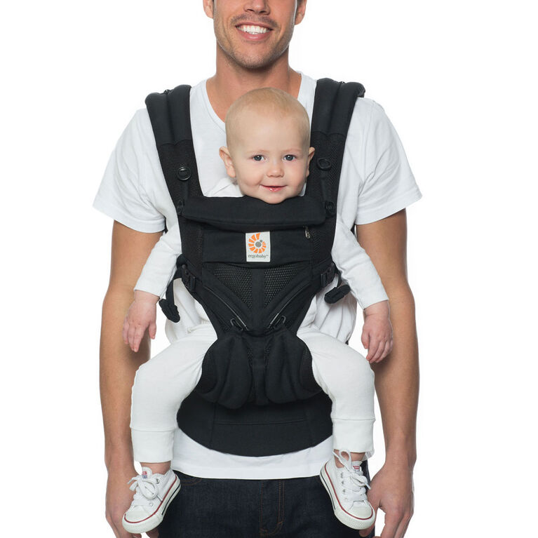 Ergobaby Omni 360 Cool Air Mesh Baby Carrier-Onyx Black