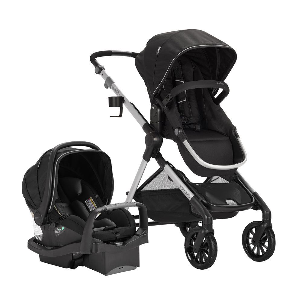 evenflo pivot travel system with safemax