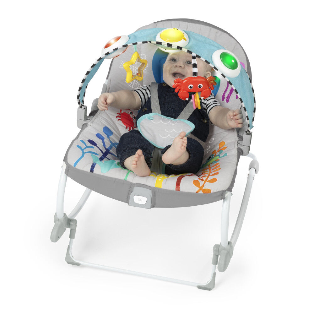 Baby Einstein Ocean Explorers Kick to It Opus Musical Infant to Toddler Rocker