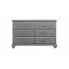 Commode Oxford Baby Kendra 6 tiroirs Grigio - Notre exclusivité