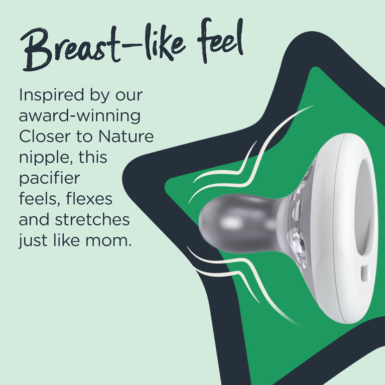 Tommee Tippee Silicone Baby Bottle and Pacifier Set | Closer to Nature Soft Feel Bottles