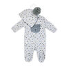 Sterling Baby 2 Piece Footie Set: Grey Bear Newborn