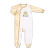 Koala Baby Cotton Sleeper Light Yellow Stripe - Born to Explore, 0-3 Months