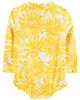Maillot dermoprotecteur 1 pi&egrave;ce &agrave; imprim&eacute; de tournesol Carter&rsquo;s 24M
