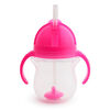 Munchkin Click-Lock 7oz Weighted Straw Cup - 1pack - Pink