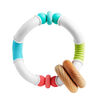 Silicone and Wood Twisty Figure 8  Teether