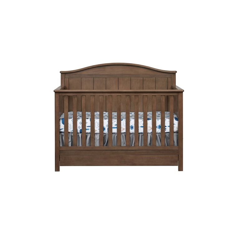 Couchette Convertible avec Tiroir 4-en-1 Oxford Baby Sienna Brun Noisette