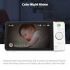 LeapFrog LF2926FHD-TOUCH 1080p WiFi Remote Access 360 Degree Pan & Tilt Video Baby Monitor with 5.5" Touch Screen High Definition 1080p Display, Super Long Range, Night Light, Color Night Vision - White