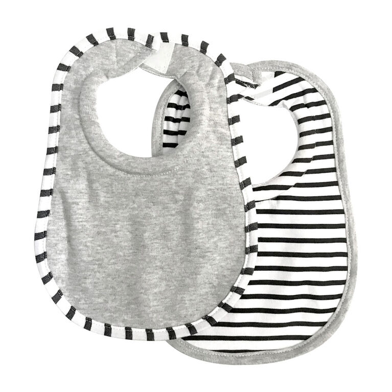 Koala Baby - 2 Pk Bavoir A Lait Gris