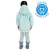 Kids Fleece Lined Rain Jackets | Minty Forest - 1T (1-2Y)