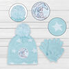 Frozen Ensemble Chapeau Et Gants La Reine Des Neiges Bleu