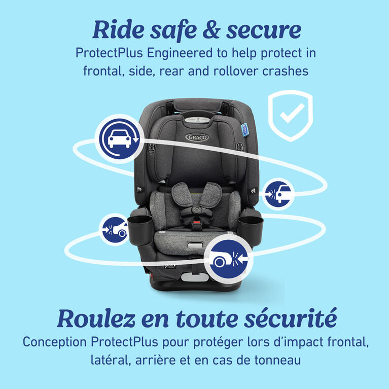 Graco 4Ever Dlx Grad 5-In-1 Car Seat - Harrison