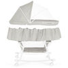 Lacy Portable 2In1 Bassinet&Cradle-Grey