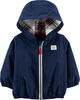 Carter's Zip-Up Poplin Jacket - Navy, 18 Months