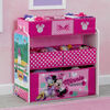 Delta Children - Disney Minnie Mouse 6 Bin Design and Store Toy Organizer