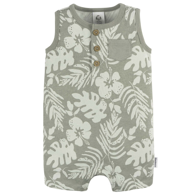 Gerber Childrenswear    Lot de 2 barboteuses  Garçon  Tropical  6-9 Mois