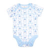 Rock a Bye Baby 5 Piece Ribbed Velour Set: Blue Bear
