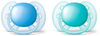 Philips AVENT suce ultradouce de 6 à 18 mois, Paquet de 2 - bleu/teal.