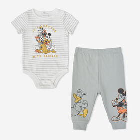 Mickey ens.Jogger Sauge