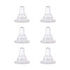 First Essentials by NUK Replacement Bottle Nipples, Silicone, Fast Flow, 6-Pack