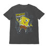 T-shirt à manches courtes Bob l'éponge - Mélange de charbon de bois L