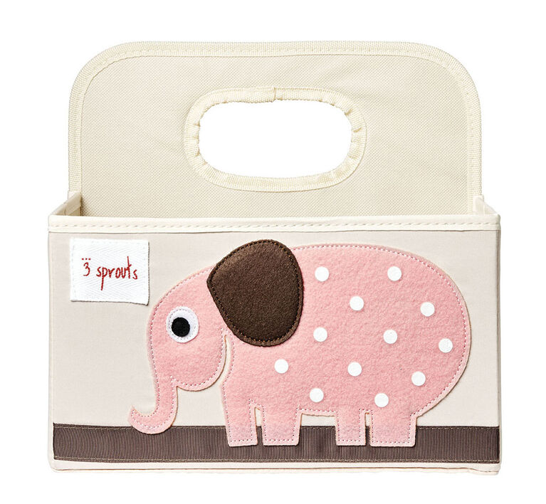 3 Sprouts Diaper Caddy - Elephant