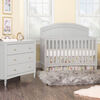 Child Craft Stella 4-in-1 Convertible Crib, Gentle Gray