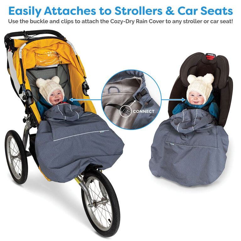 Baby Waterproof Carrier Cover | Greystone - One Size