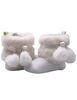 Bottillons de fausse fourrure blanc de First Steps Taille 1, 0-3 mois