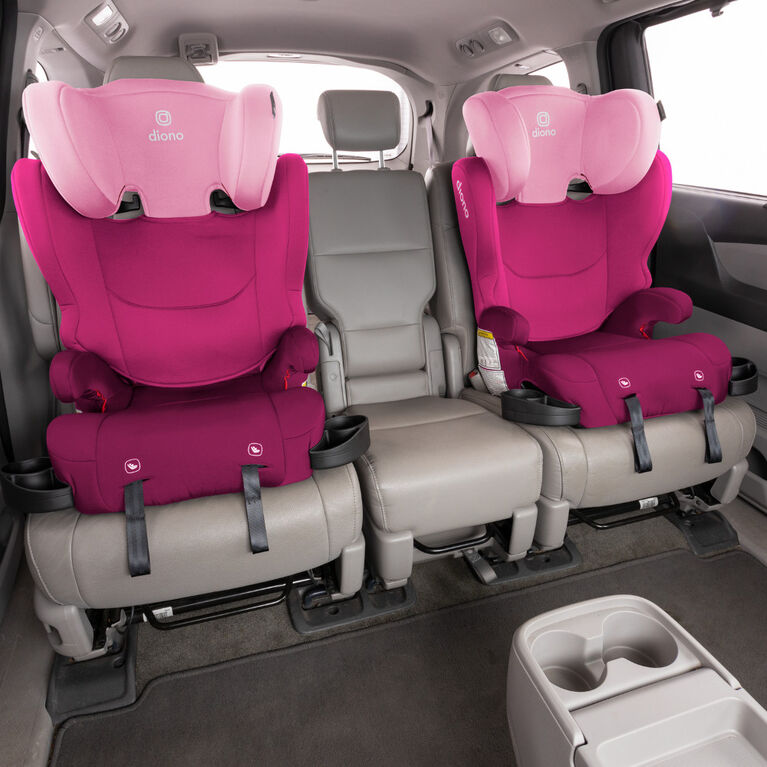 Cambria 2 Latch 2 in 1 Booster Car Seat, Pink