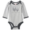 Lot de deux pièces : pantalon et maillot biologiques Onesies à manches longues pour nouveau-né fille – Petit Agneau 6-9 months