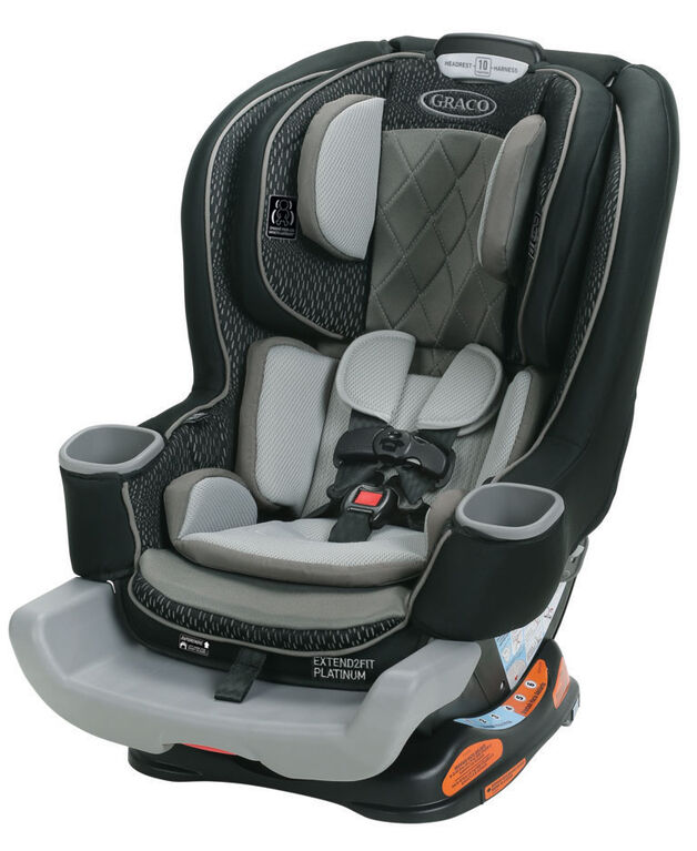 Siège d'auto Transformable Graco Extend2Fit Platine - Hurley - Notre exclusivité