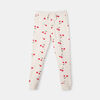 RISE Little Earthling Jogger White Cherry Print