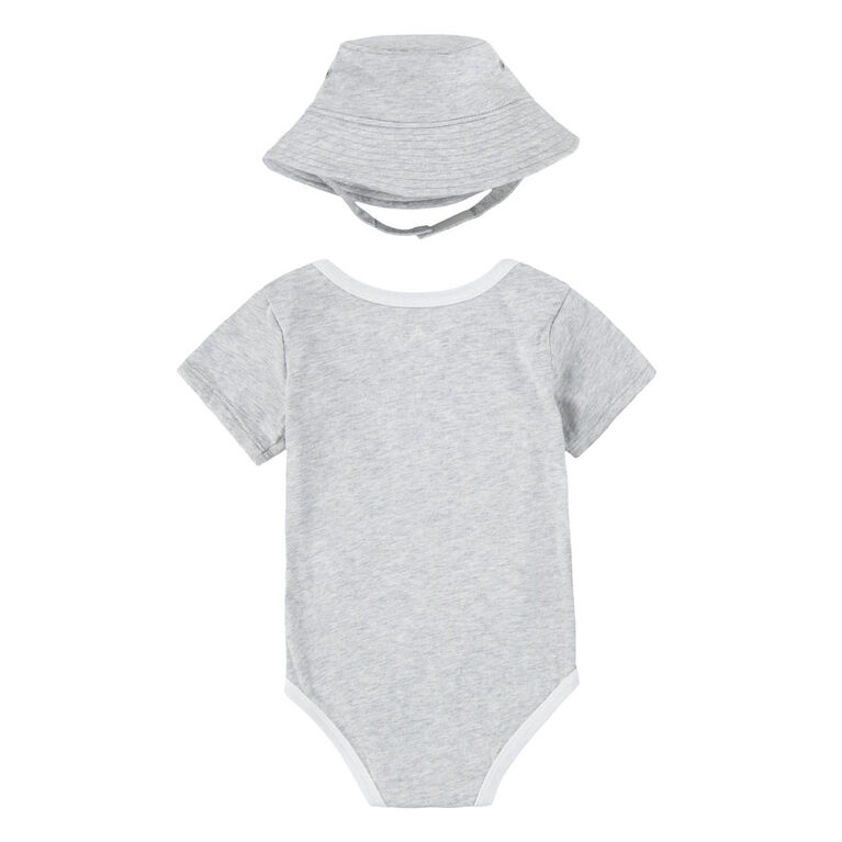 Nike 2 Piece Bodysuit Set - Grey - Size 6/12 Months