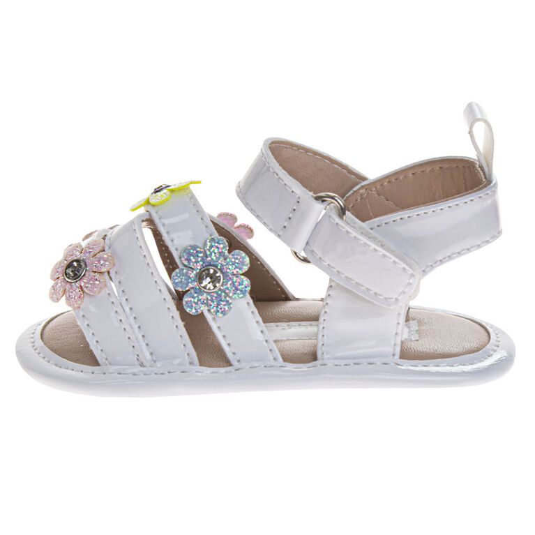 Sandale Blanche Multicolore