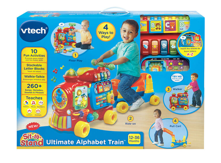 Sit-to-Stand Ultimate Alphabet Train - English Edition