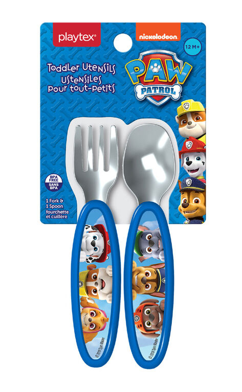 Ustensiles pour tout-petits Paw Patrol de Playtex ? Fourchette et