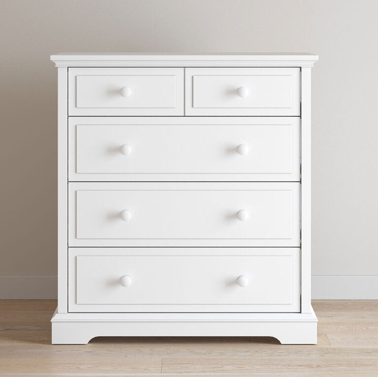 Child Craft Camden Ready to Assemble 4-Drawer Chest - Matte White