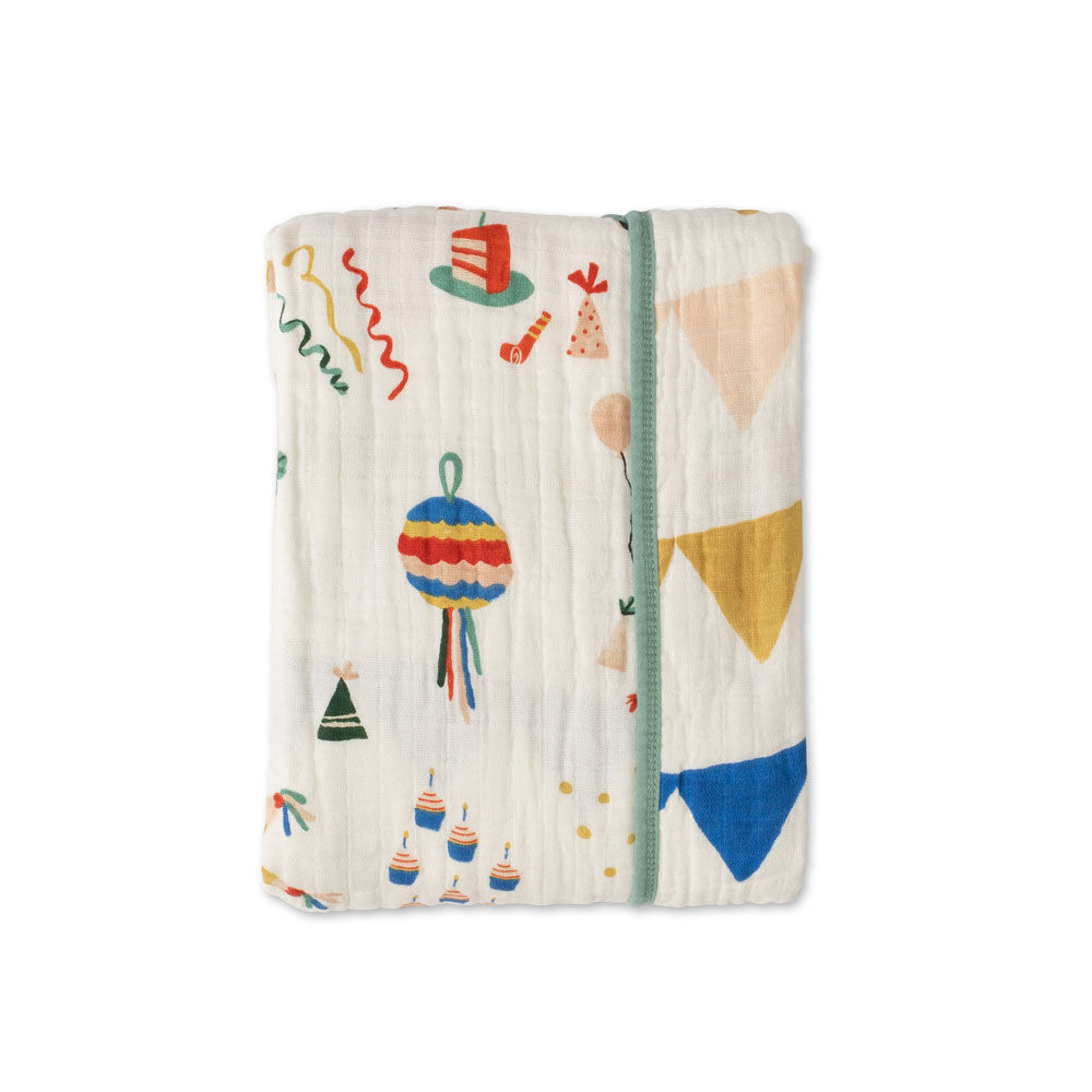Red Rover Cotton Muslin Quilt Party Time R Exclusive